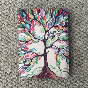 Colorful Tree Design Passport Holder